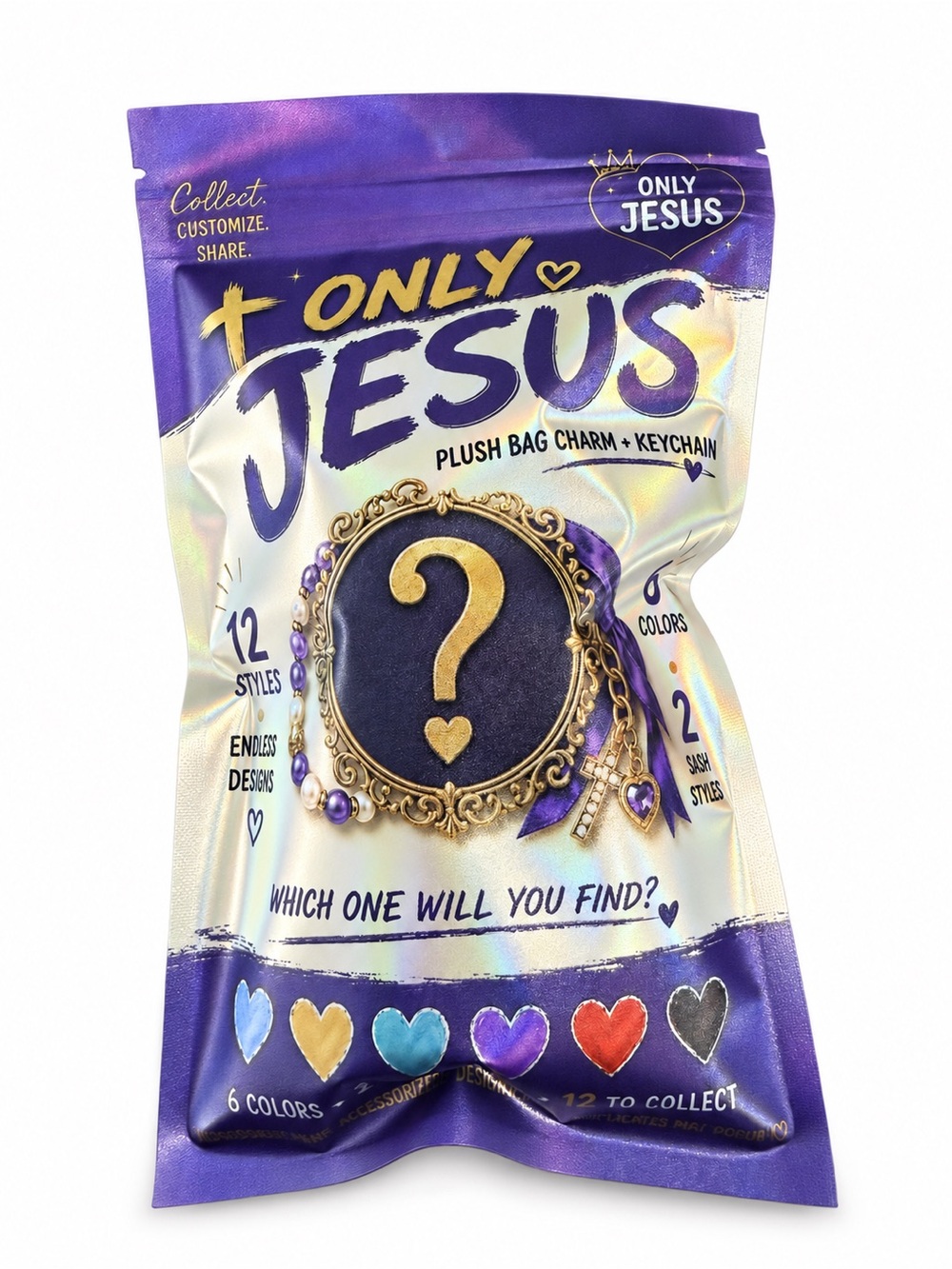 Mystery Jesus Bag Charm/Keychain